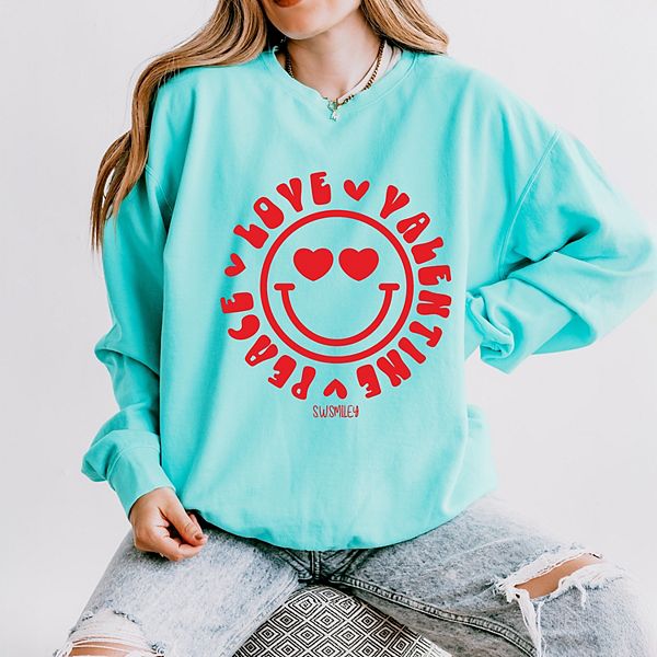 SWSmiley peace love valentine smiley - женский легкий свитшот garment dyed Simply Sage Market, Chalky Mint, Зеленый, SWSmiley peace love valentine smiley - женский легкий свитшот garment dyed Simply Sage Market, Chalky Mint
SWSmiley peace love valentine smiley - женский легкий свитшот garment dyed Simply Sage Market, Chalky Mint, Зеленый, SWSmiley peace love valentine smiley - женский легкий свитшот garment dyed Simply Sage Market, Chalky Mint