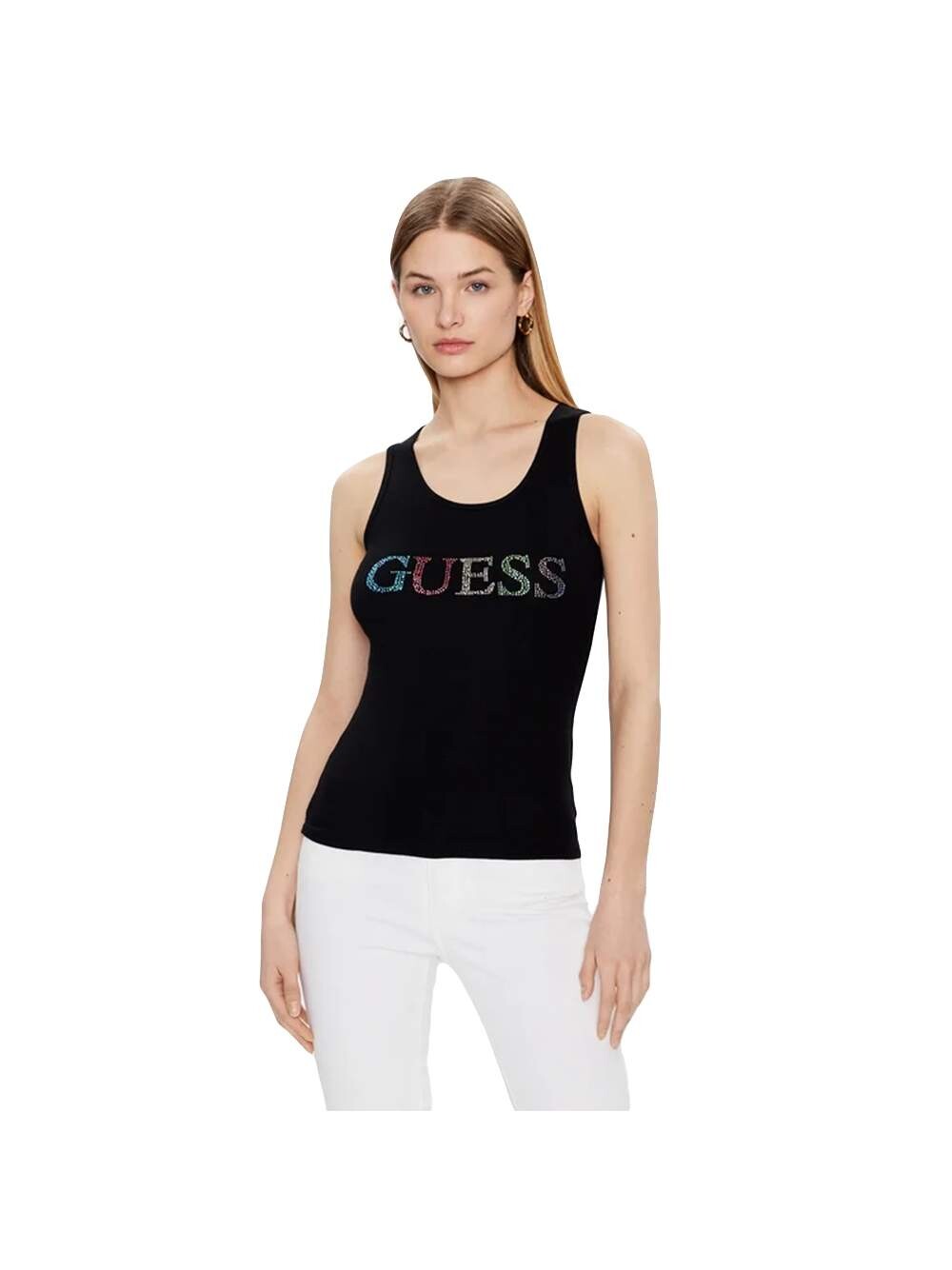 Майка с логотипом Guess, черный
Майка с логотипом Guess, черный