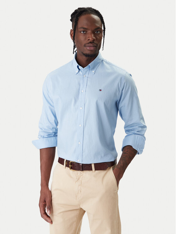Рубашка regular fit MW0MW40529 Tommy Hilfiger, голубой
Рубашка regular fit MW0MW40529 Tommy Hilfiger, голубой