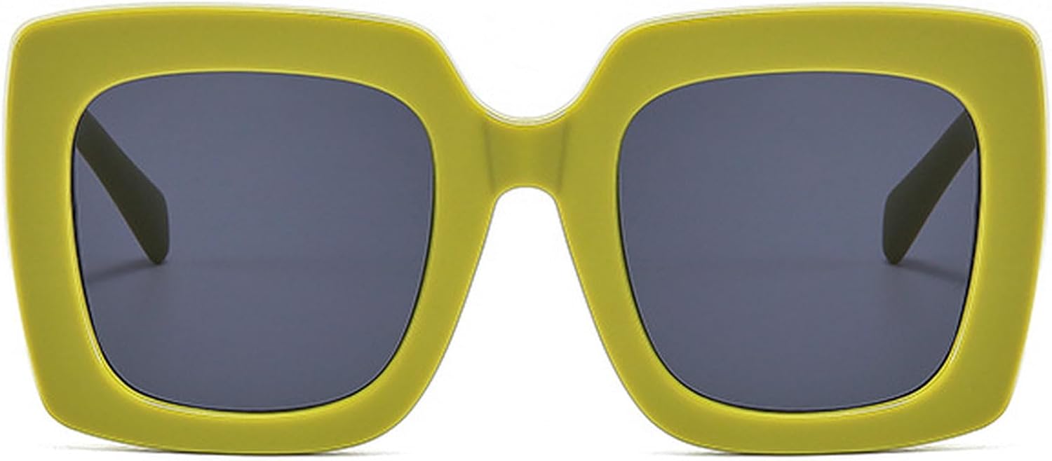 Солнцезащитные очки в стиле ретро, большие квадратные, для женщин и мужчин, зеленые, с защитой от УФ-излучения UV400, модные очки для активного отдыха в стиле 90-х mincl, Green
Солнцезащитные очки в стиле ретро, большие квадратные, для женщин и мужчин, зеленые, с защитой от УФ-излучения UV400, модные очки для активного отдыха в стиле 90-х mincl, Green