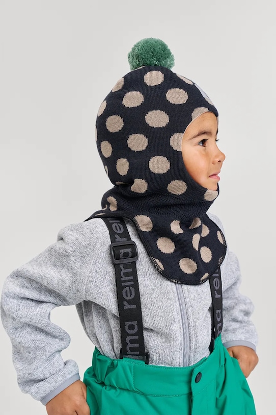Детская подшлемник из смесовой шерсти Polkka Reima, черный
Детская подшлемник из смесовой шерсти Polkka Reima, черный