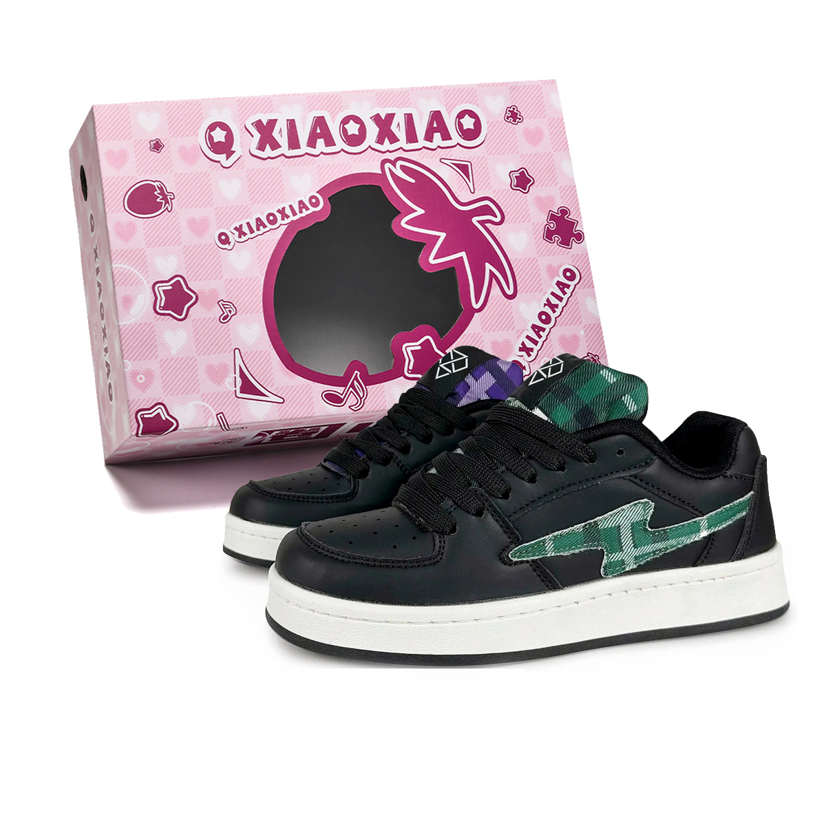 Circle small Легкие скейтерские крансы с поддержкой и балансом покрытия унисекс в фиолетово-зеленую клетку, цвет Purple Green Plaid
Circle small Легкие скейтерские крансы с поддержкой и балансом покрытия унисекс в фиолетово-зеленую клетку, цвет Purple Green Plaid