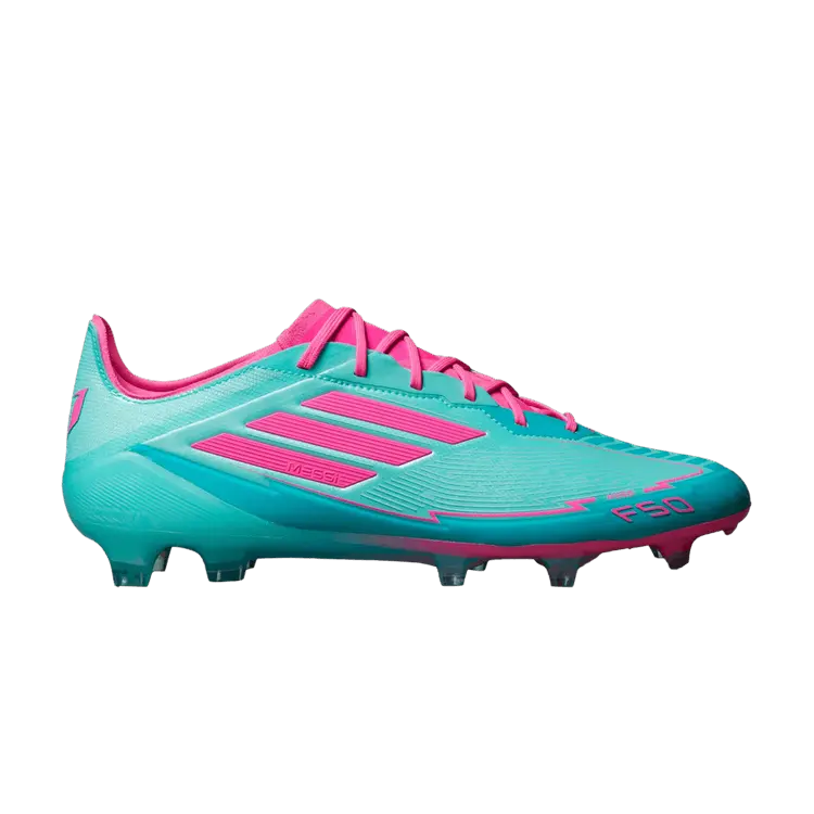 Кроссовки Messi Adizero F50 Elite FG 'La Vida Tropical Pack', бирюзовый
Кроссовки Messi Adizero F50 Elite FG 'La Vida Tropical Pack', бирюзовый