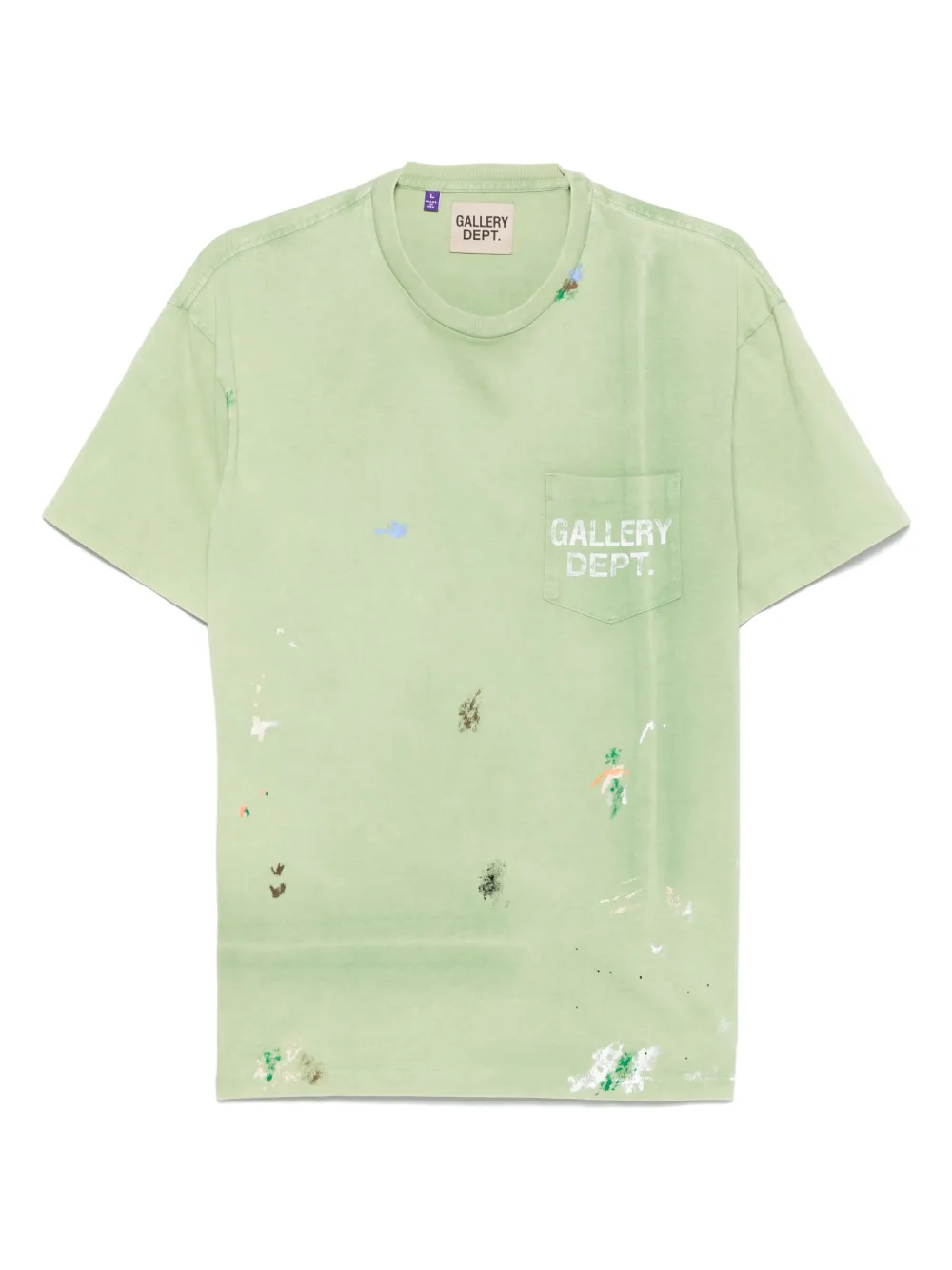 Футболка с логотипом GALLERY DEPT., зеленый
Футболка с логотипом GALLERY DEPT., зеленый