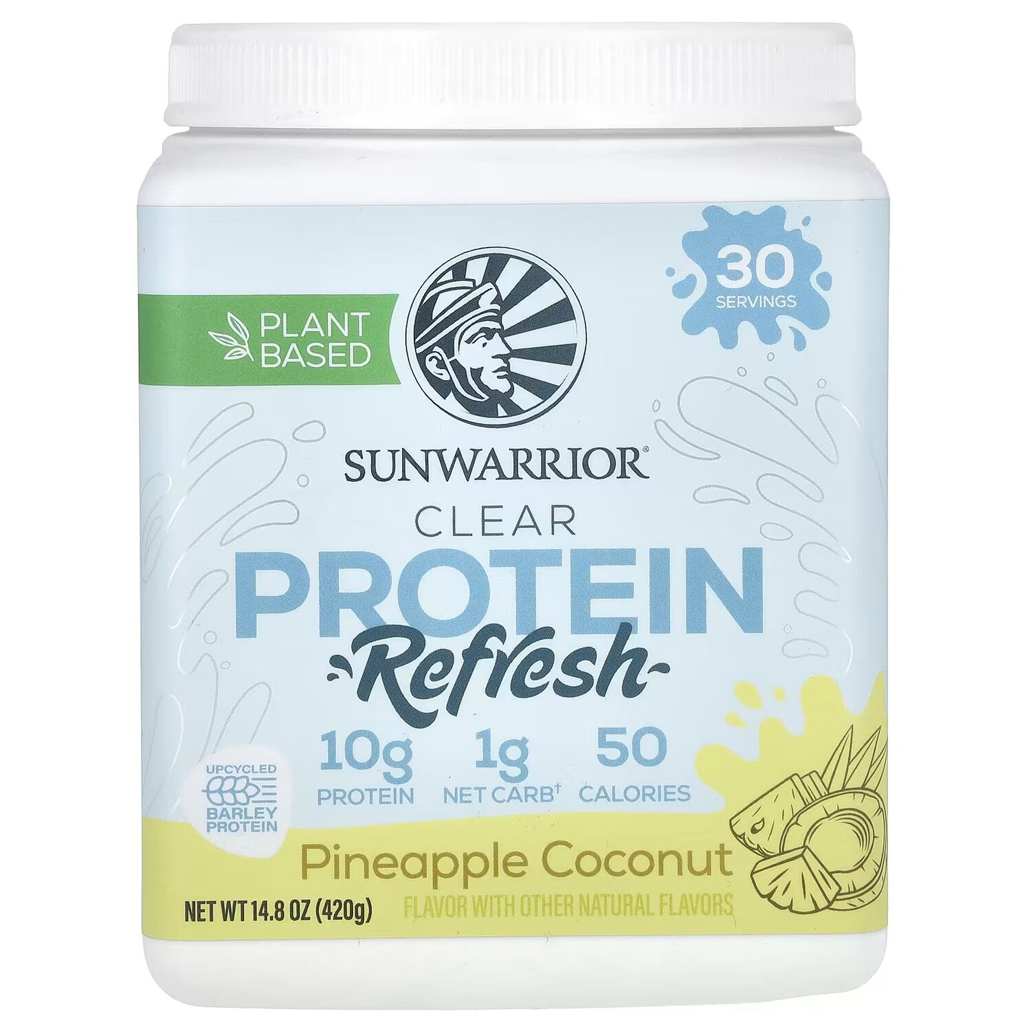 Clear Protein Refresh, ананас и кокос, 14,8 унции (420 г) Sunwarrior
Clear Protein Refresh, ананас и кокос, 14,8 унции (420 г) Sunwarrior