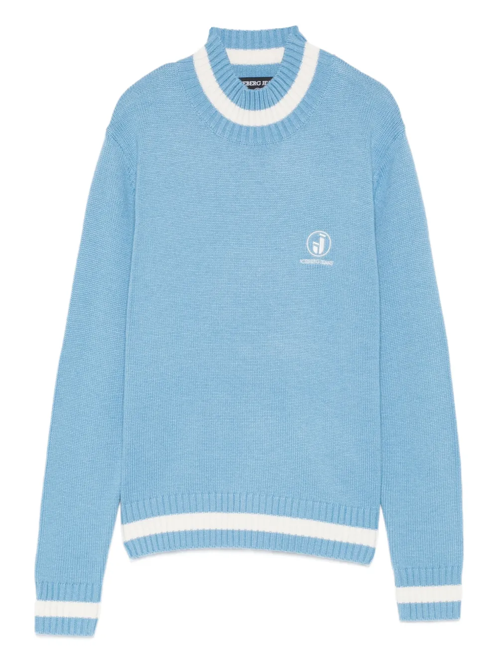 Свитер с вышитым логотипом Iceberg, синий
Свитер с вышитым логотипом Iceberg, синий