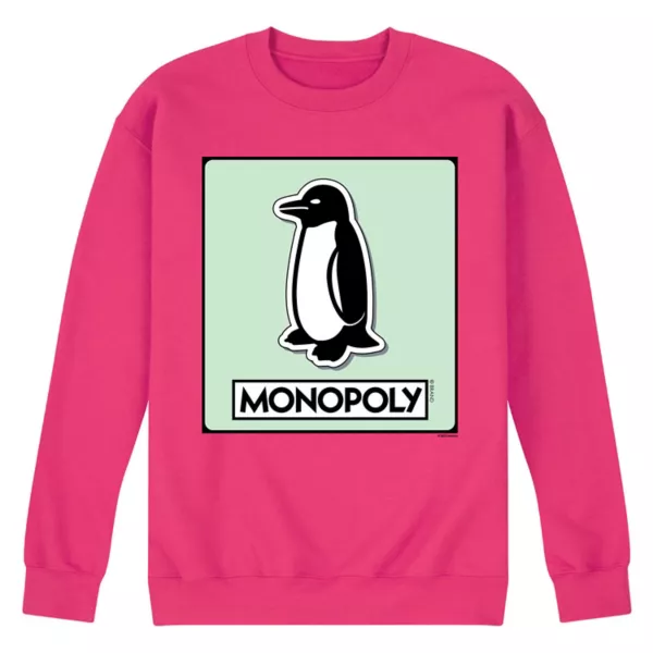Мужская флисовая толстовка с жетонами для игры «Пингвин» в Монополию Licensed Character, розовый
Мужская флисовая толстовка с жетонами для игры «Пингвин» в Монополию Licensed Character, розовый
