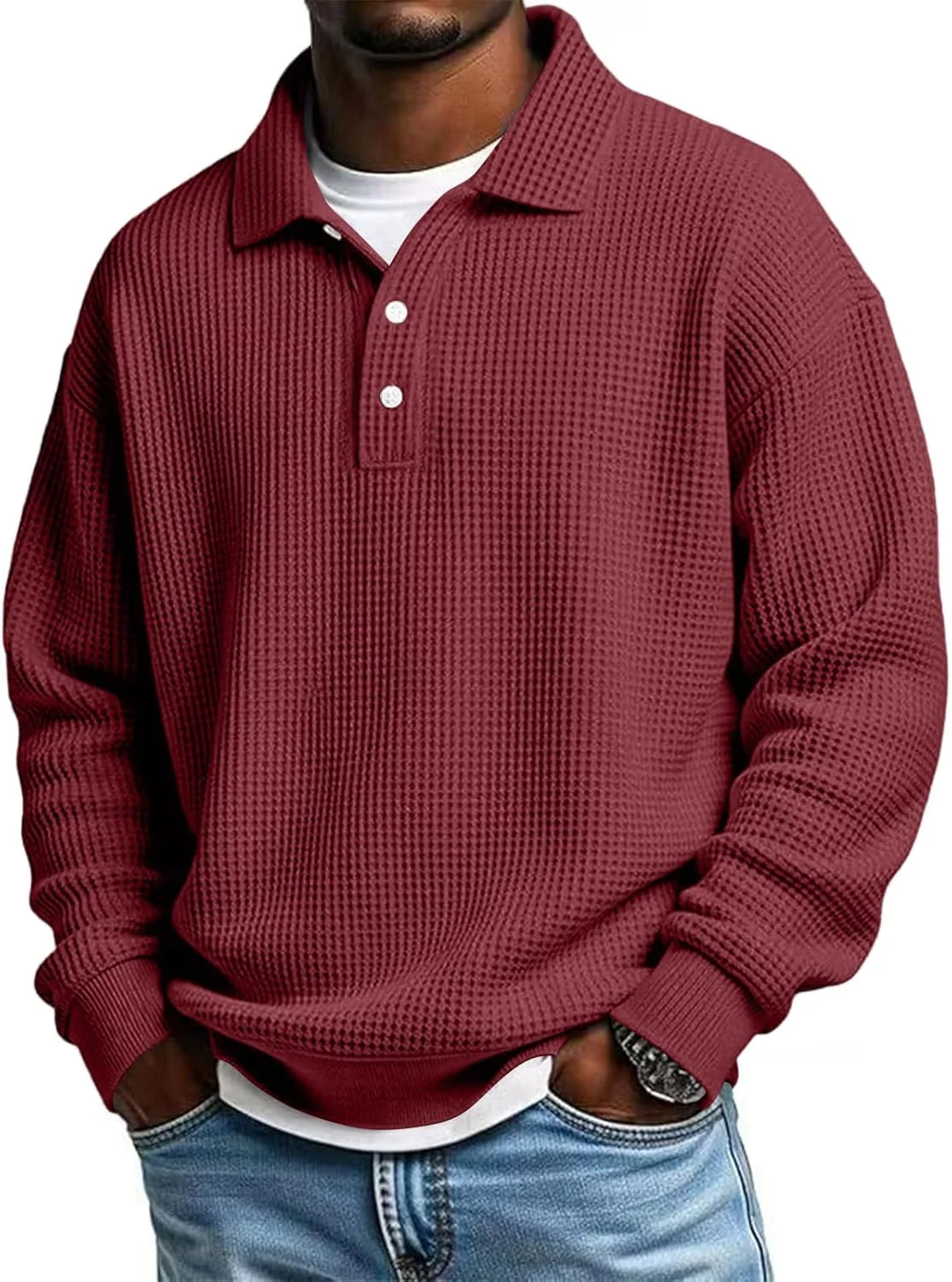 Футболка-поло Waffle для мужчин, длинный рукав, Big and Tall, утепленная SdGgsgv
Футболка-поло Waffle для мужчин, длинный рукав, Big and Tall, утепленная SdGgsgv