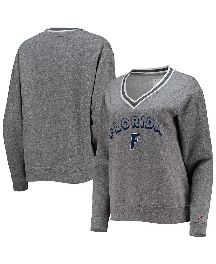 Женский серый пуловер с треугольным вырезом и v-образным вырезом Florida Gators Victory Springs League Collegiate Wear
Женский серый пуловер с треугольным вырезом и v-образным вырезом Florida Gators Victory Springs League Collegiate Wear