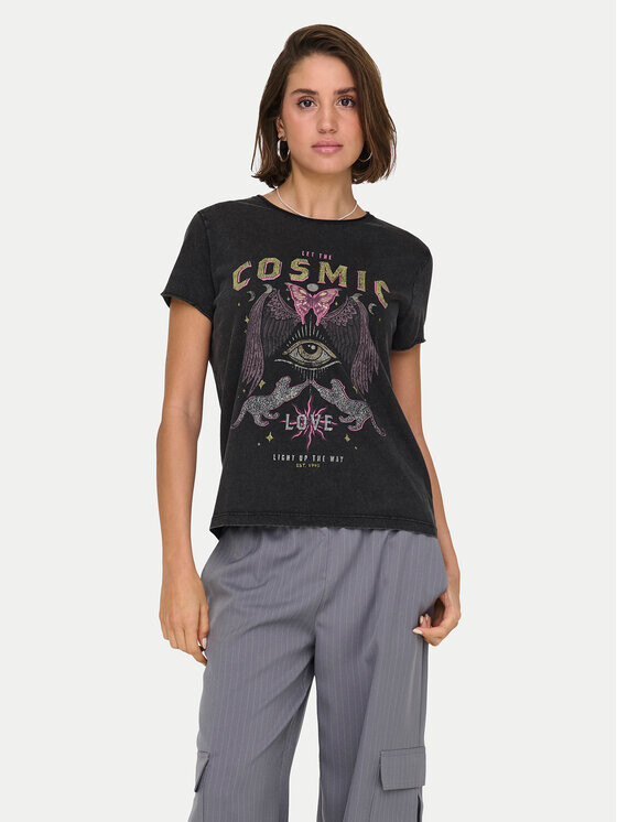 Футболка стандартного кроя Only, черный
Футболка стандартного кроя Only, черный