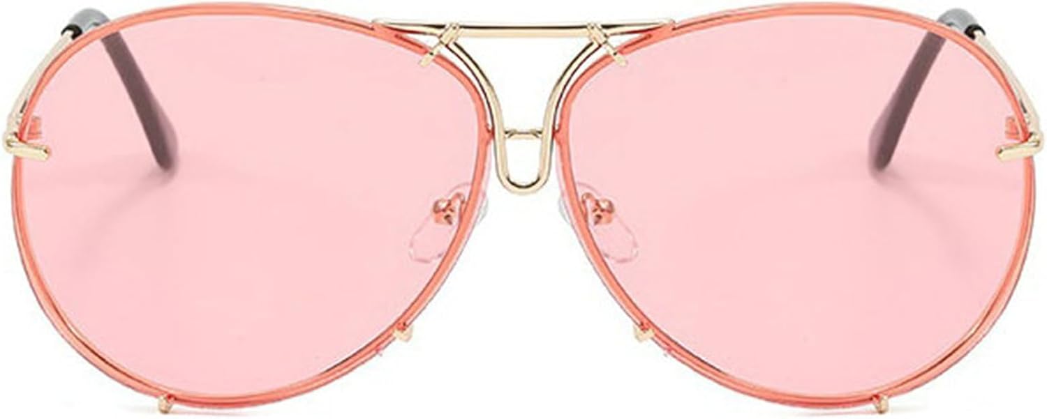 Солнцезащитные очки Willochra увеличенного размера в стиле «пилот» для женщин и мужчин. Модные металлические очки с двойной дужкой. Дизайнерские солнцезащитные очки в стиле ретро, черные, C4
Солнцезащитные очки Willochra увеличенного размера в стиле «пилот» для женщин и мужчин. Модные металлические очки с двойной дужкой. Дизайнерские солнцезащитные очки в стиле ретро, черные, C4