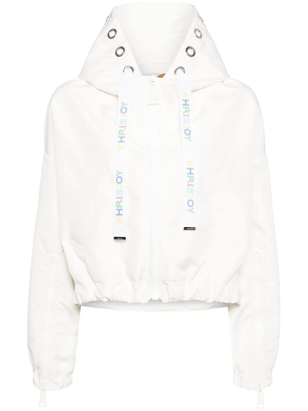 Укороченная ветровка с капюшоном Khrisjoy, белый
Укороченная ветровка с капюшоном Khrisjoy, белый