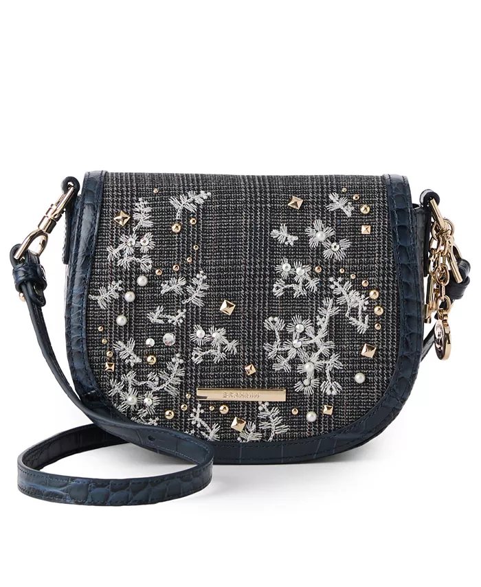 Мини-сумка через плечо из кожи Briar Brahmin, коричневый
Мини-сумка через плечо из кожи Briar Brahmin, коричневый