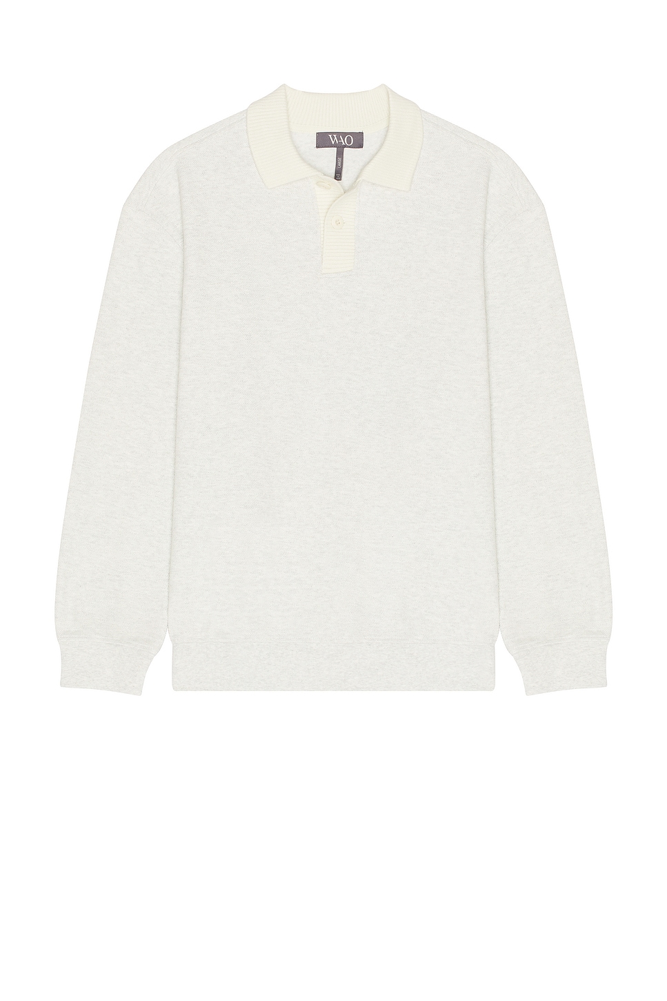 Вязаный поло свитшот Wao, Oatmeal
Вязаный поло свитшот Wao, Oatmeal