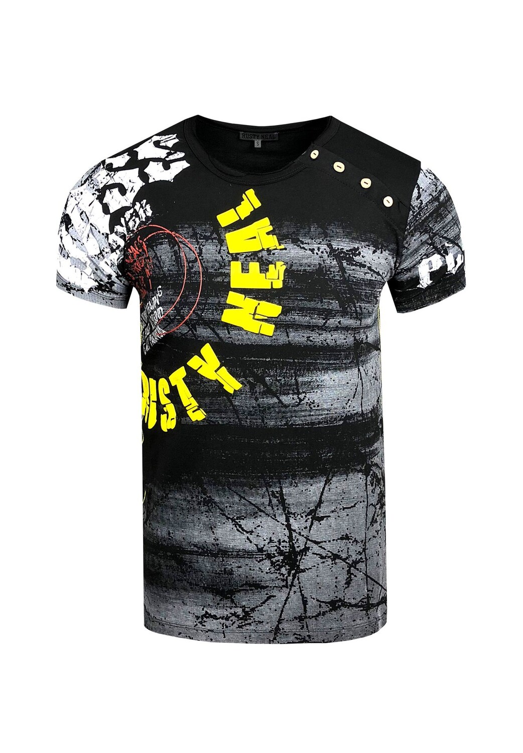 Футболка с крупным принтом спереди RUSTY NEAL, черный
Футболка с крупным принтом спереди RUSTY NEAL, черный