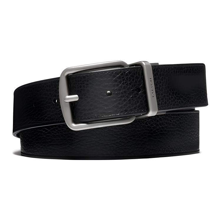 Кожаный ремень из коровьей кожи мужской черный ширина 3,8 см COACH
Кожаный ремень из коровьей кожи мужской черный ширина 3,8 см COACH