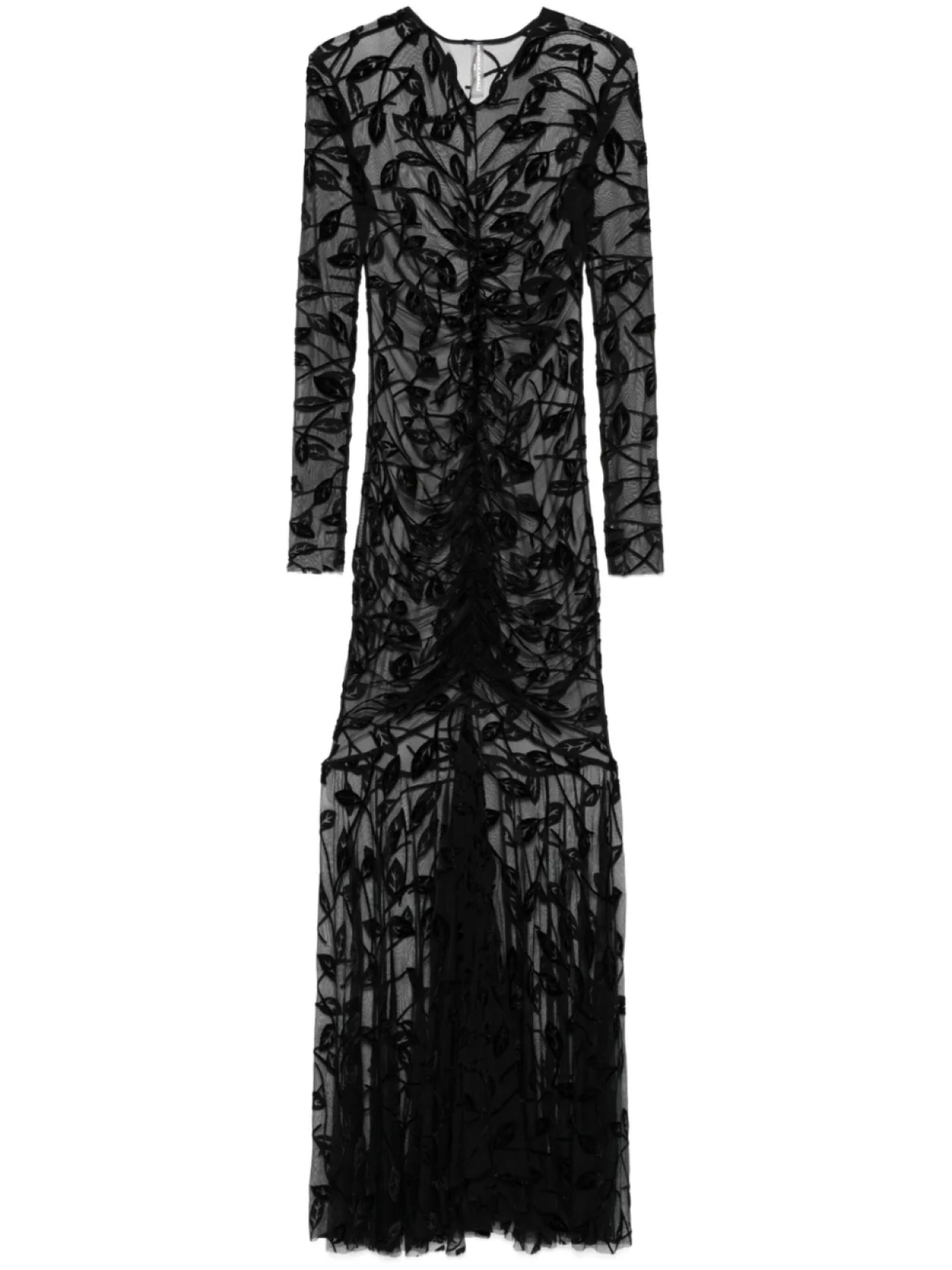 Полупрозрачное макси-платье Norma Kamali, черный
Полупрозрачное макси-платье Norma Kamali, черный