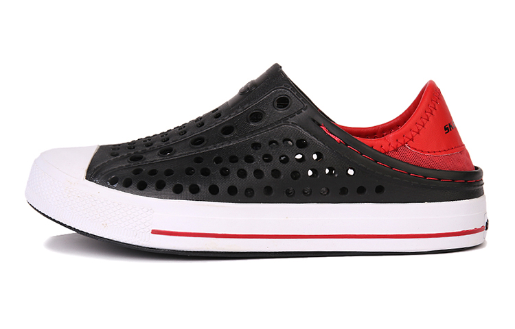 Детские сандалии черные подростковые Skechers, черный/красный
Детские сандалии черные подростковые Skechers, черный/красный