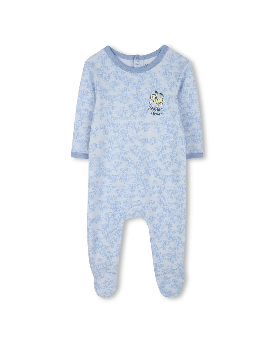 Пижама для мальчика из хлопка с принтом Kenzo Kids, светло-голубой
Пижама для мальчика из хлопка с принтом Kenzo Kids, светло-голубой