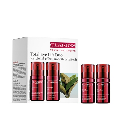 Подарочный набор для ухода за кожей вокруг глаз Total Eye Lift Duo Firming Clarins 
Подарочный набор для ухода за кожей вокруг глаз Total Eye Lift Duo Firming Clarins