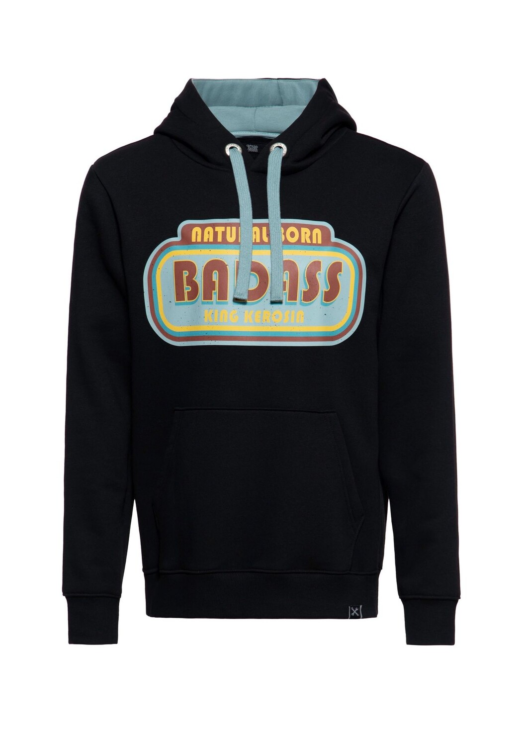 Худи с принтом на спине Natural Born Badass KING KEROSIN, черный
Худи с принтом на спине Natural Born Badass KING KEROSIN, черный