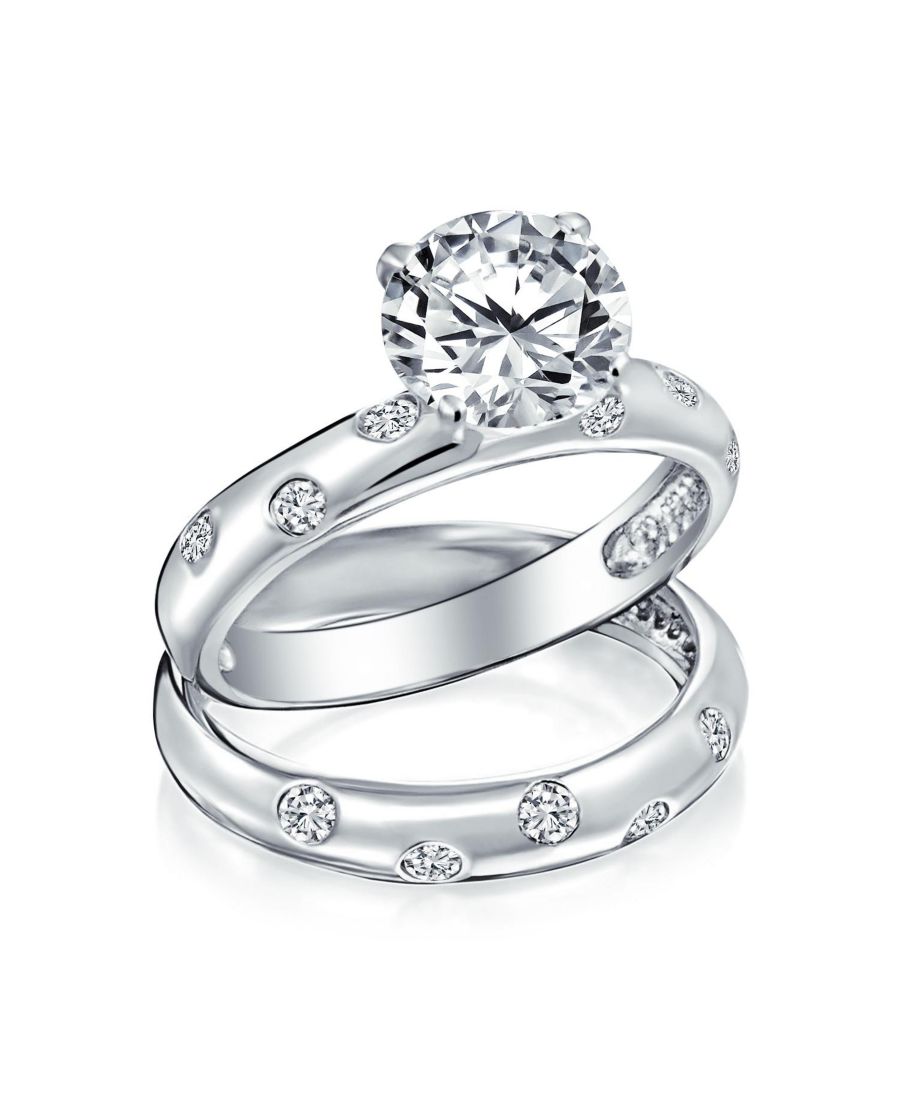 Кольцо Etoile с кубическим цирконием 2 карата, серебро 925 пробы Bling Jewelry, Clear
Кольцо Etoile с кубическим цирконием 2 карата, серебро 925 пробы Bling Jewelry, Clear