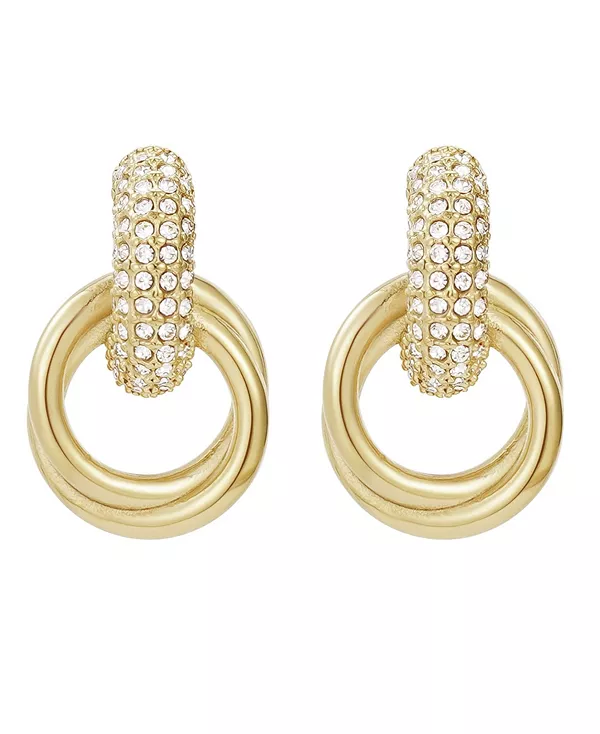 Серьги-Дверные молотки с позолоченным кристаллом, устойчивым к потускнению Adornia, gold
Серьги-Дверные молотки с позолоченным кристаллом, устойчивым к потускнению Adornia, gold