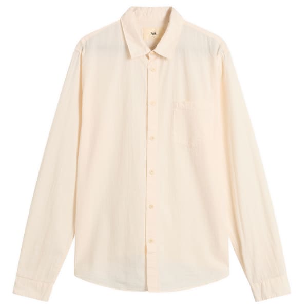 Футболка свободного кроя Folk, экрю в полоску
Футболка свободного кроя Folk, экрю в полоску