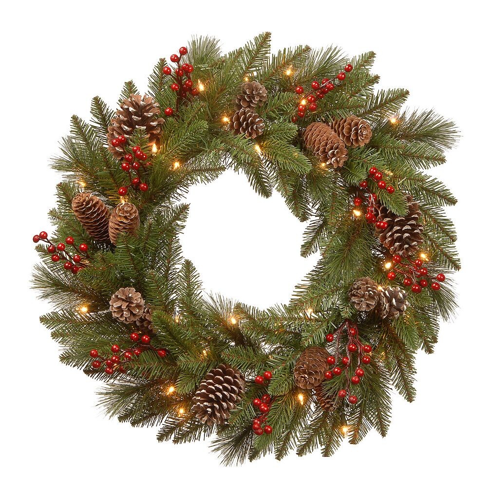 National Tree Co. 24 в венке из щетины и светодиодных фонарях на батарейках National Tree Company, мультиколор
National Tree Co. 24 в венке из щетины и светодиодных фонарях на батарейках National Tree Company, мультиколор