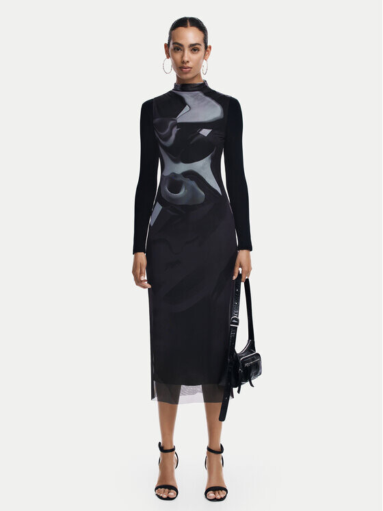 Платье на каждый день приталенного кроя Desigual, серый
Платье на каждый день приталенного кроя Desigual, серый