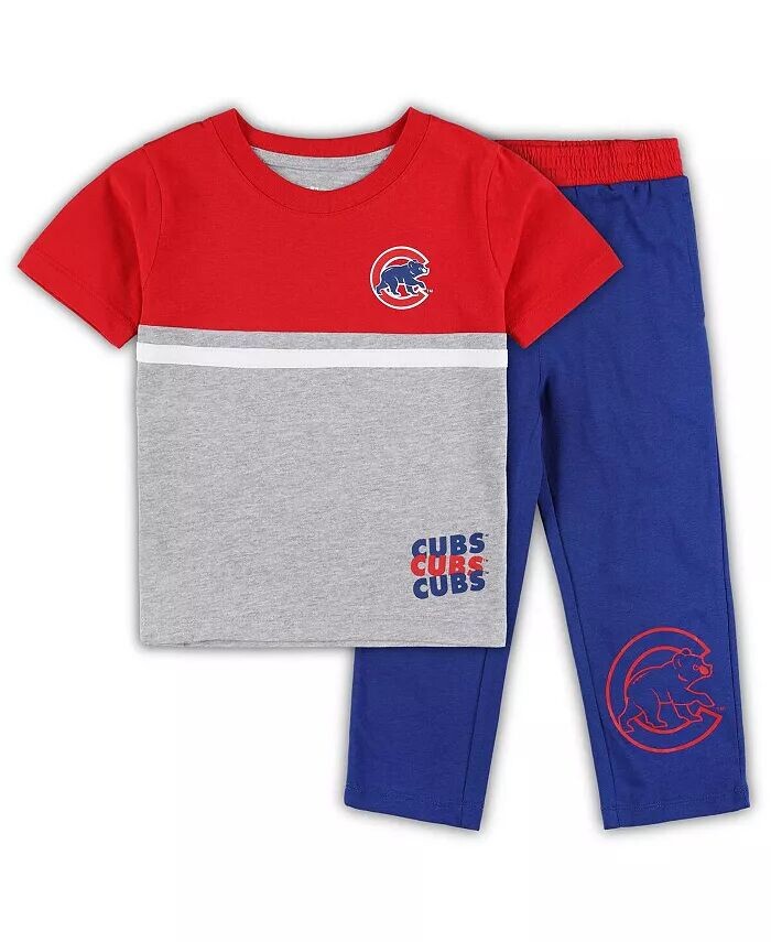 Комплект из футболки и штанов Royal, красный Chicago Cubs Batters Box для мальчиков и девочек для малышей Outerstuff
Комплект из футболки и штанов Royal, красный Chicago Cubs Batters Box для мальчиков и девочек для малышей Outerstuff