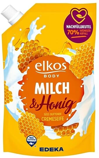 Сменный блок жидкого мыла Milch&Honig 750мл Elkos
Сменный блок жидкого мыла Milch&Honig 750мл Elkos