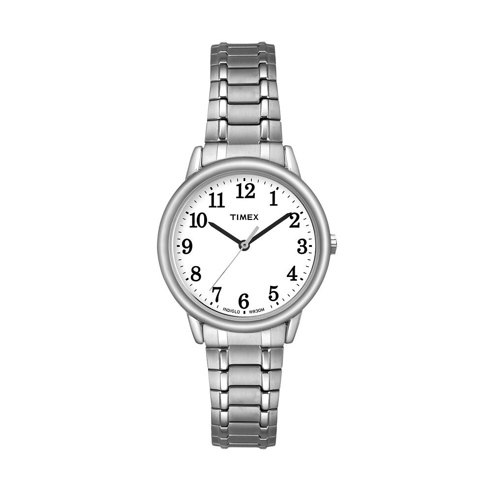 Женские часы Timex Easy Reader с расширением из нержавеющей стали — TW2P78500JT, цвет Silver Tone
Женские часы Timex Easy Reader с расширением из нержавеющей стали — TW2P78500JT, цвет Silver Tone