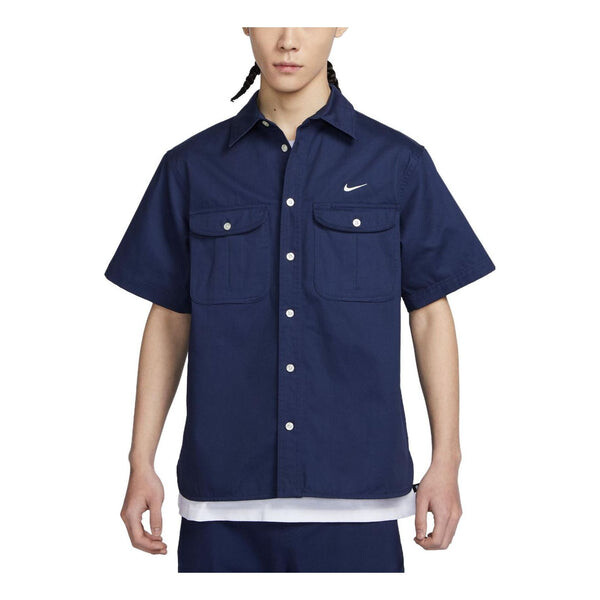 Рубашка sb с коротким рукавом тканые скейт пуговицы Nike, синий
Рубашка sb с коротким рукавом тканые скейт пуговицы Nike, синий