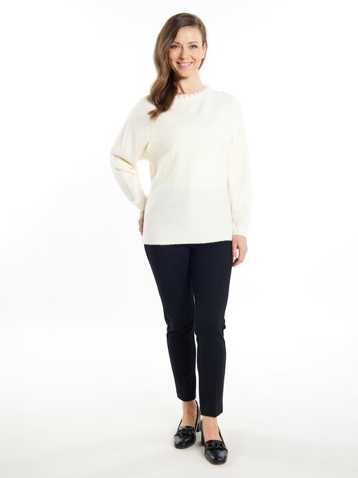 Свитер с жемчугом Usha, белый
Свитер с жемчугом Usha, белый