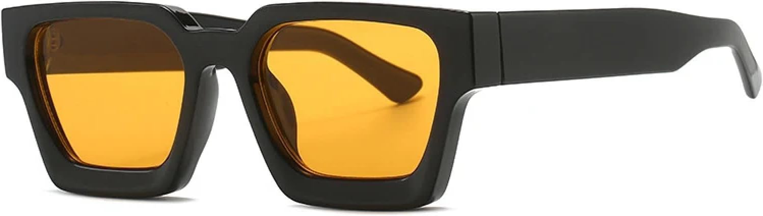 Роскошные солнцезащитные очки для женщин и мужчин, модные солнцезащитные очки в винтажном стиле, панк, маленькая оправа, защита от УФ-излучения UV400 TKKTLLT, Black Yellow
Роскошные солнцезащитные очки для женщин и мужчин, модные солнцезащитные очки в винтажном стиле, панк, маленькая оправа, защита от УФ-излучения UV400 TKKTLLT, Black Yellow