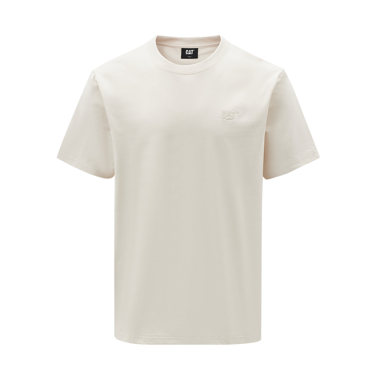 Футболка мужская Crew Neck CAT, экрю
Футболка мужская Crew Neck CAT, экрю