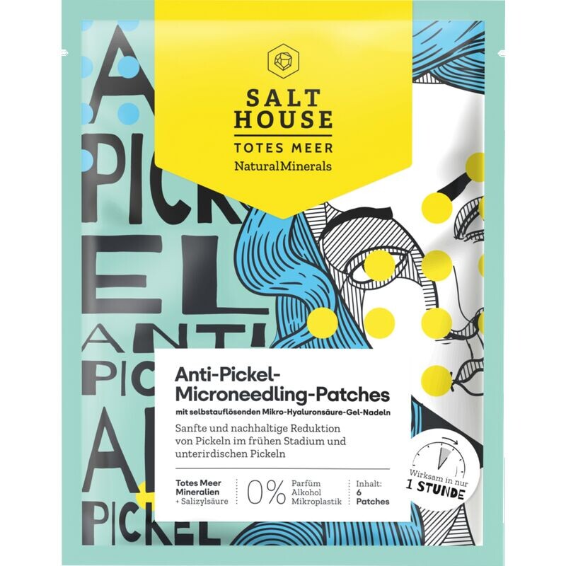 Микронидлинг-патчи против прыщей Salthouse Natural Minerals, 6 шт.
Микронидлинг-патчи против прыщей Salthouse Natural Minerals, 6 шт.