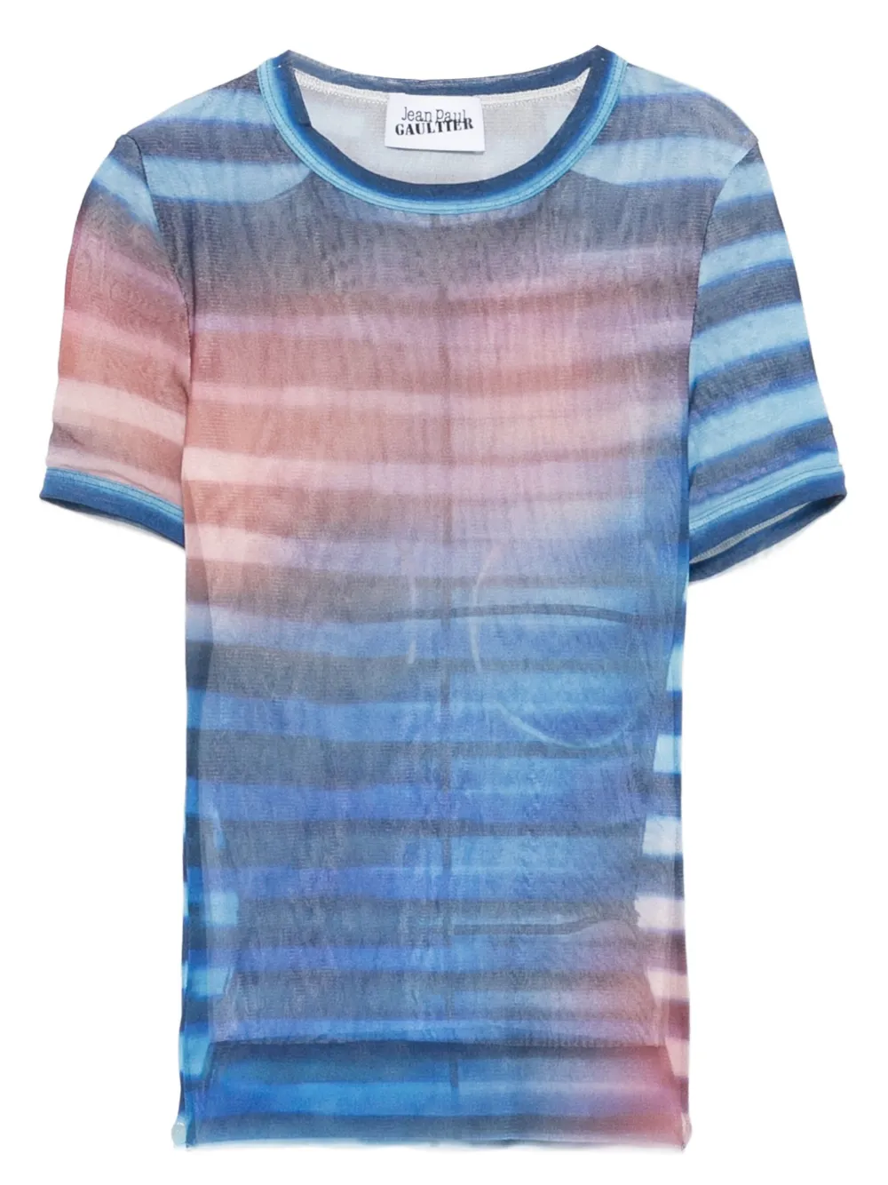 Сетчатый топ в полоску Jean Paul Gaultier, синий
Сетчатый топ в полоску Jean Paul Gaultier, синий