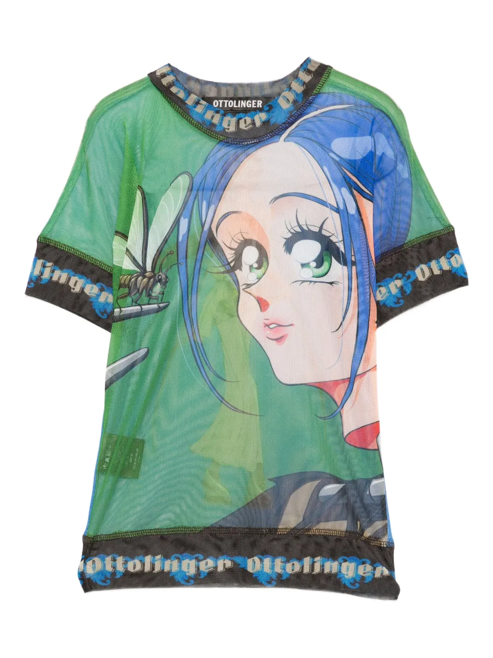 Сетчатый топ с принтом Ottolinger, черный
Сетчатый топ с принтом Ottolinger, черный