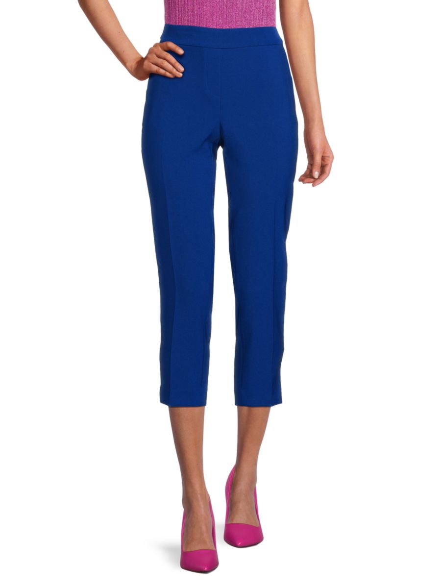 Однотонные укороченные брюки DKNY, цвет Lapis Blue
Однотонные укороченные брюки DKNY, цвет Lapis Blue