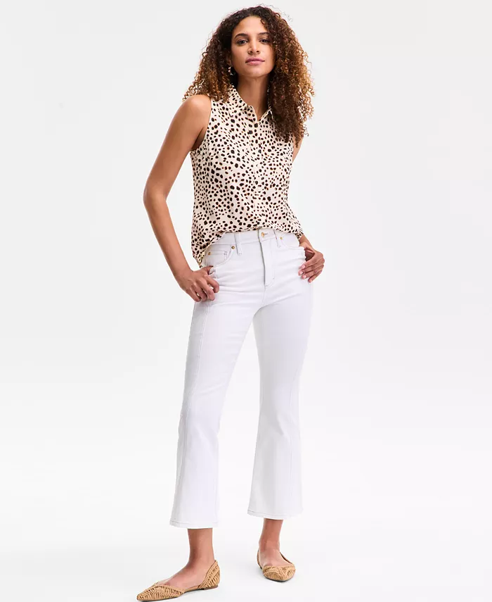 Женские укороченные расклешенные джинсы с высокой посадкой I.N.C. International Concepts, белый
Женские укороченные расклешенные джинсы с высокой посадкой I.N.C. International Concepts, белый