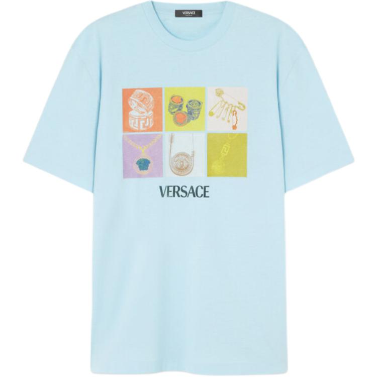 Графическая футболка с принтом Crewneck VERSACE, синий
Графическая футболка с принтом Crewneck VERSACE, синий