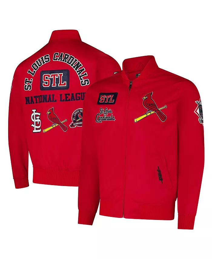 Мужская красная толстовка с молнией St. Louis Cardinals в стиле Area Code Twill Pro Standard
Мужская красная толстовка с молнией St. Louis Cardinals в стиле Area Code Twill Pro Standard
