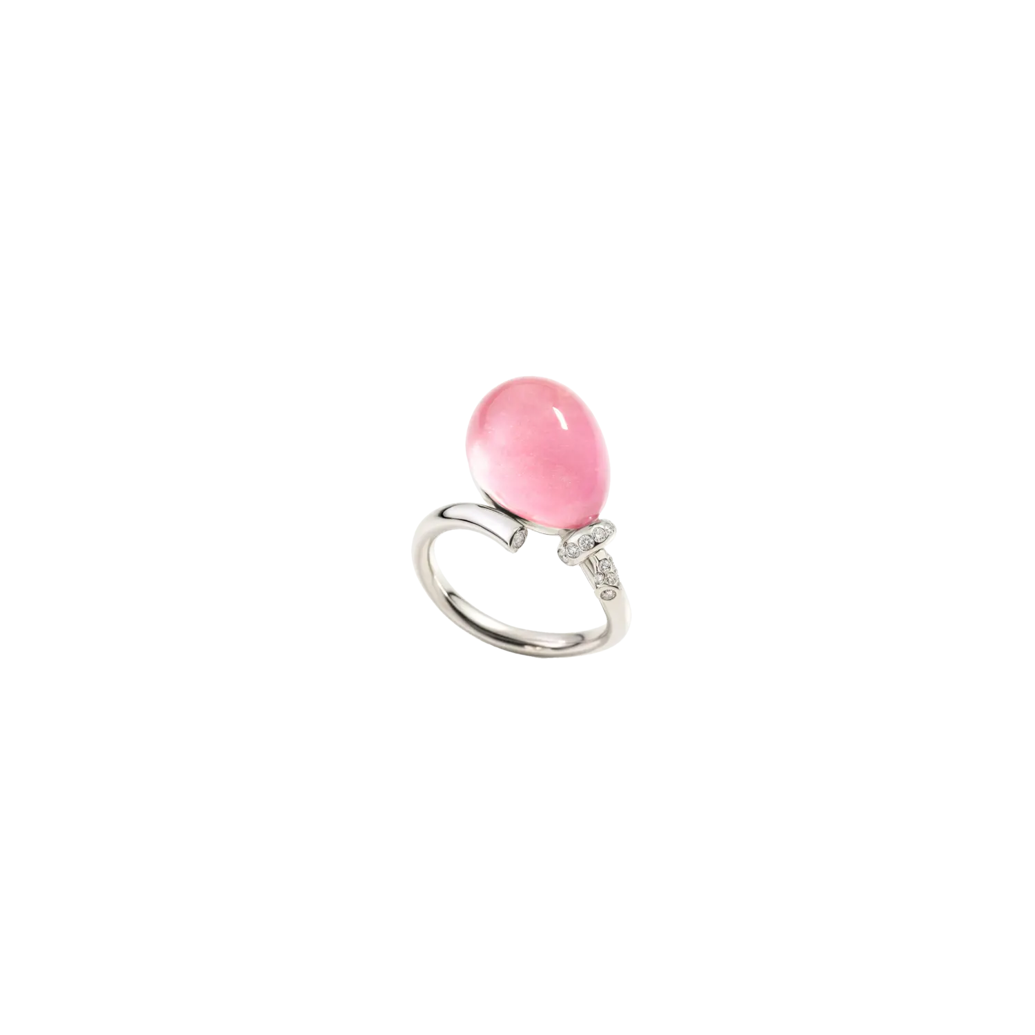 Кольцо Vhernier Palloncini mini из белого золота с бриллиантами и кристаллами родонита
Кольцо Vhernier Palloncini mini из белого золота с бриллиантами и кристаллами родонита