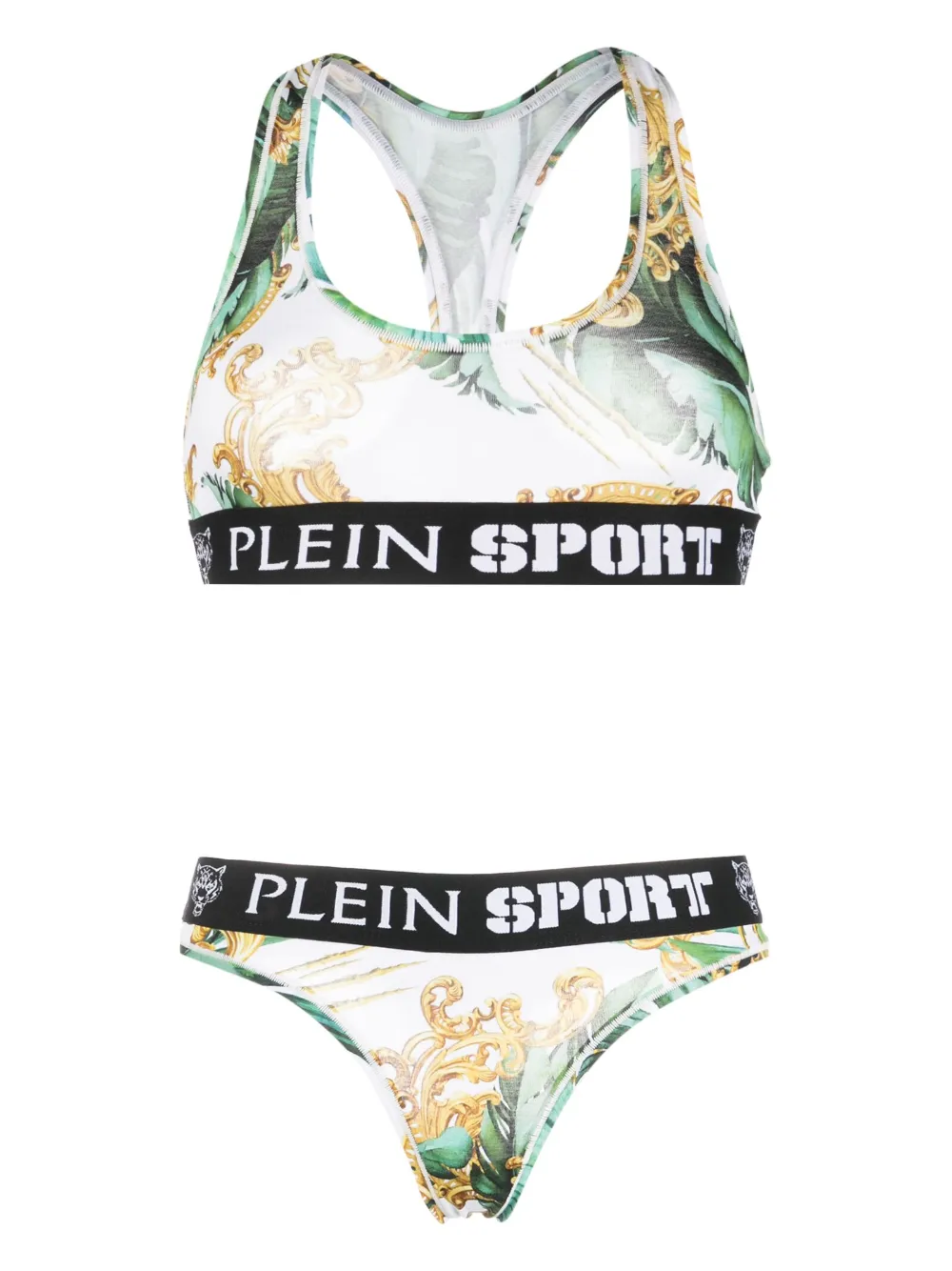 Комплект нижнего белья с логотипом Plein Sport, зеленый
Комплект нижнего белья с логотипом Plein Sport, зеленый