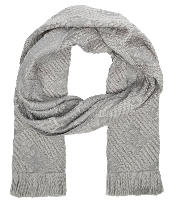 Шарф женский Tommy Hilfiger с монограммами и бахромой, серый
Шарф женский Tommy Hilfiger с монограммами и бахромой, серый