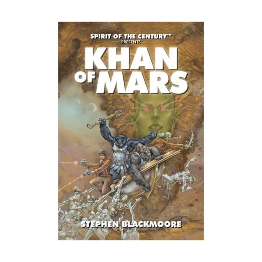 Роман в мягкой обложке Khan of Mars, Spirit of the Century
Роман в мягкой обложке Khan of Mars, Spirit of the Century
