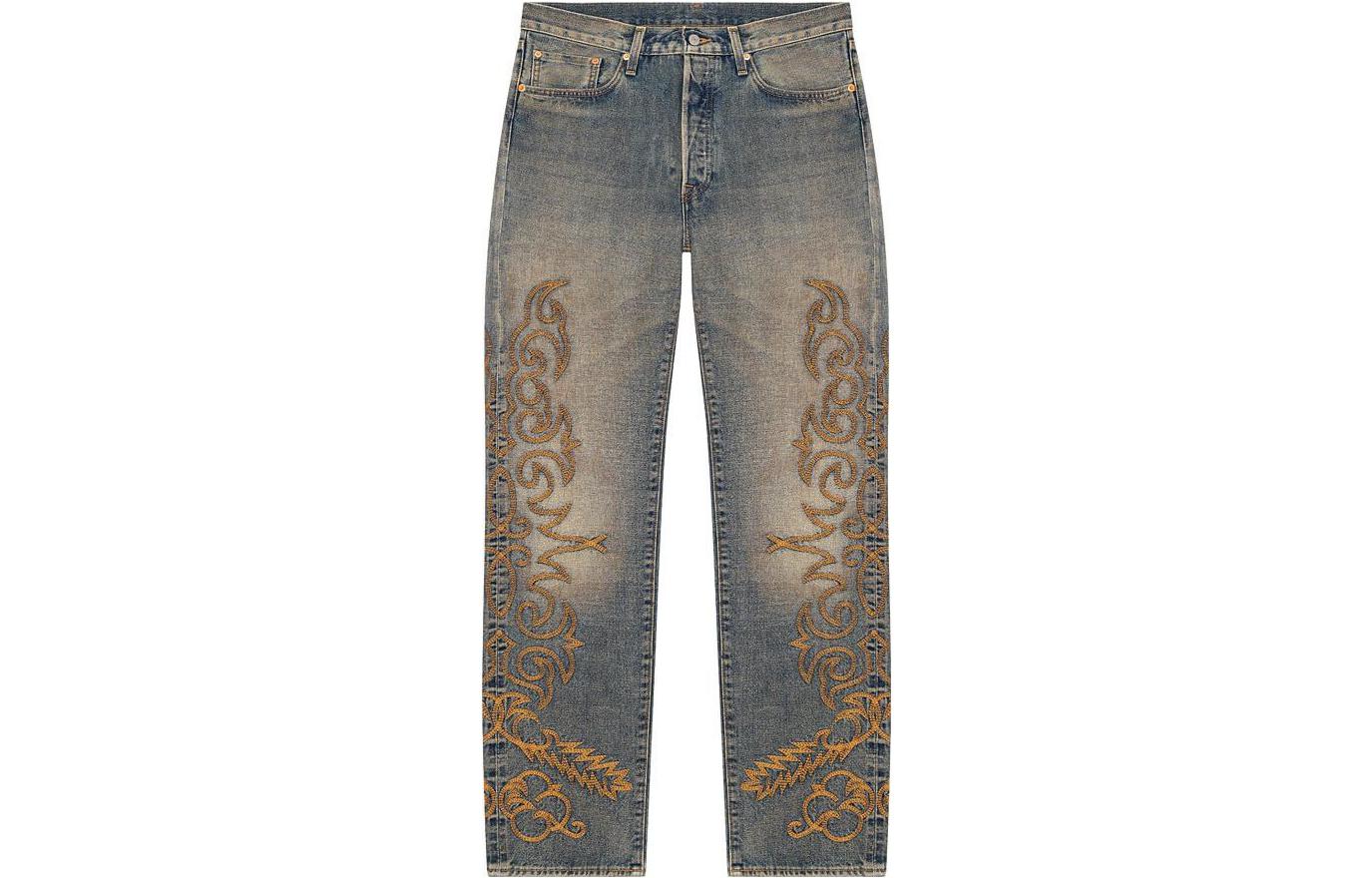 Западная Хлопковая Стежка 501 Джинсы Denim Tears, Синий
Западная Хлопковая Стежка 501 Джинсы Denim Tears, Синий