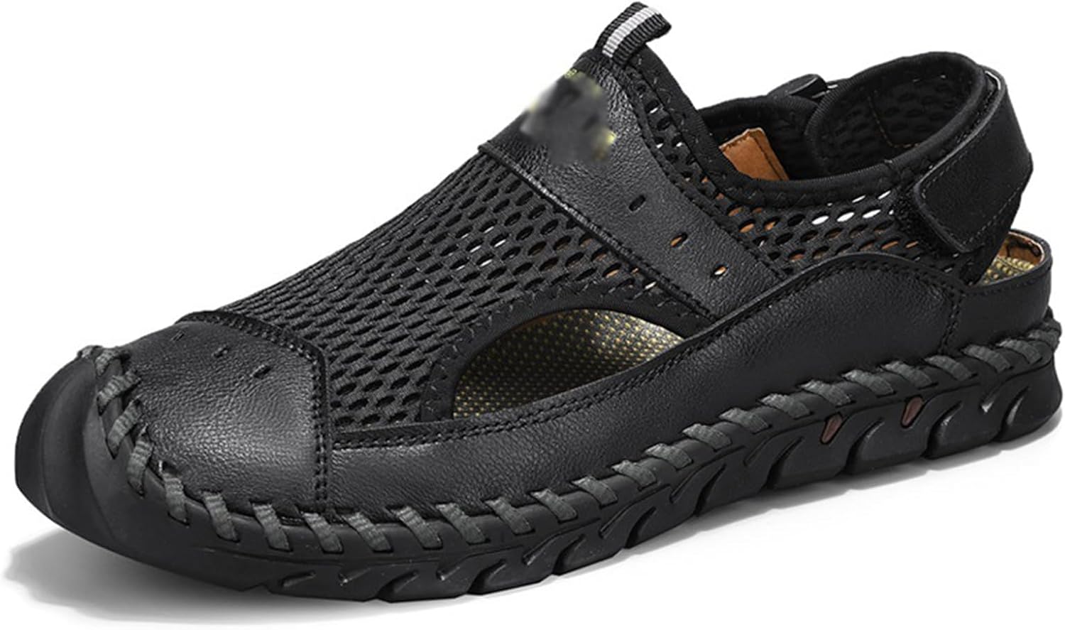 Мужские сандалии XNGSNZIJ с закрытым носком, летние дышащие, комфортные кожаные сетчатые сандалии для пляжа с закрытым носком, водонепроницаемые, размер US-8.5, черный
Мужские сандалии XNGSNZIJ с закрытым носком, летние дышащие, комфортные кожаные сетчатые сандалии для пляжа с закрытым носком, водонепроницаемые, размер US-8.5, черный